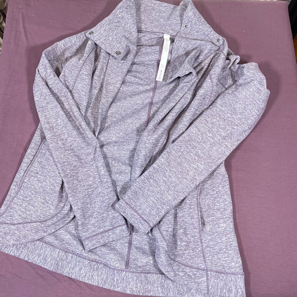 Lululemon Rulu Rally Wrap in Heathered Graphite Purple - size 4 - Picture 2 of 7